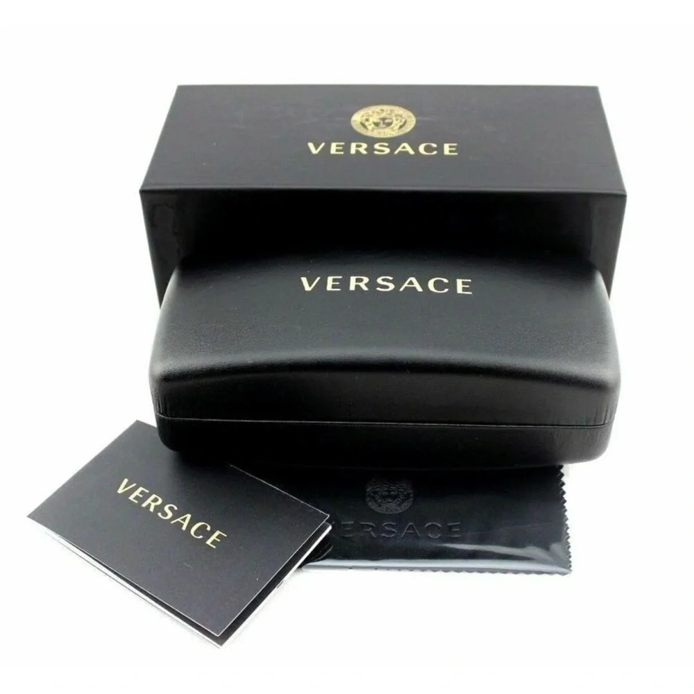 New! Versace Light Pink Rectangular Glasses, VE3362U 5485, Authentic